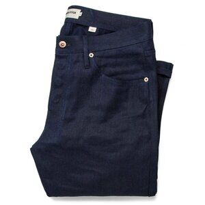 Taylor Stitch Hemp/Denim Slim Jean in Double Indigo Standard Size 31
